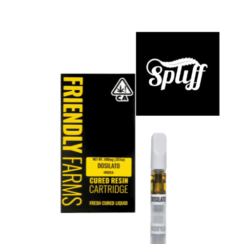 Disposable cannabis resin cartridge for medical use at Spliff Nation Dispensary.