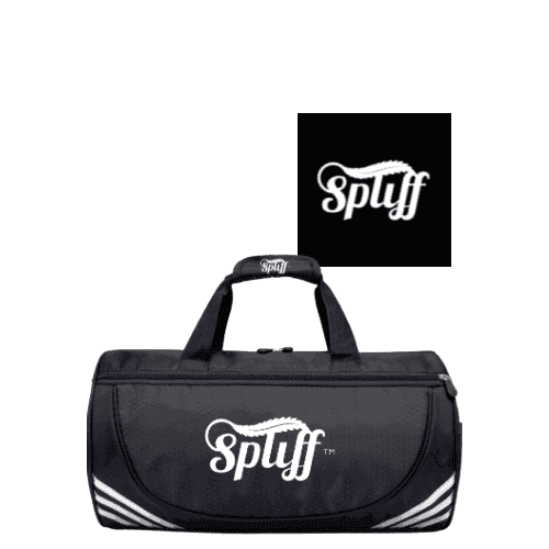 Dispensary branded Spliff Nation Dispensary bag for cannabis products.