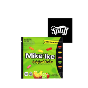 THC-free Mike and Mike Original Fruits Gummies with natural flavors and vibrant fruit colors.