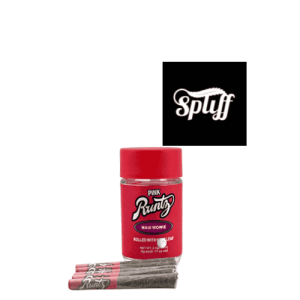 Pink Bunty Maui Wowie pre-rolled joint container, perfect for cannabis enthusiasts at Spliff Nation Dispensary.