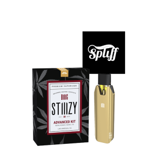 Vape pen and packaging at Spliff Nation Dispensary, showcasing premium cannabis vaporizer products.