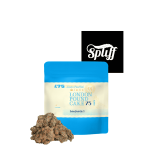 London Pound Cake 75 cannabis strain, premium quality buds at Spliff Nation Dispensary dispensary.