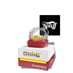 Cannabis diamonds from Spliff Nation Dispensary dispensary in DC, premium quality concentrate.