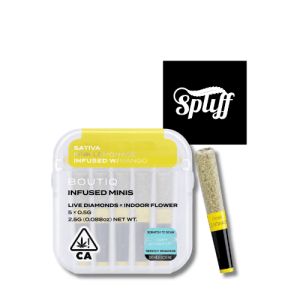 Boutiq Pink Lemonade x Mango live diamonds infused mini pre-roll 5-pack in your selected city