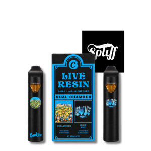 Cookies Hollywood x Blue Raz 2g dual-chamber disposable vape in your selected city