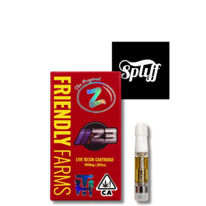 Friendly Farms Z3 1g live resin cartridge in your selected city